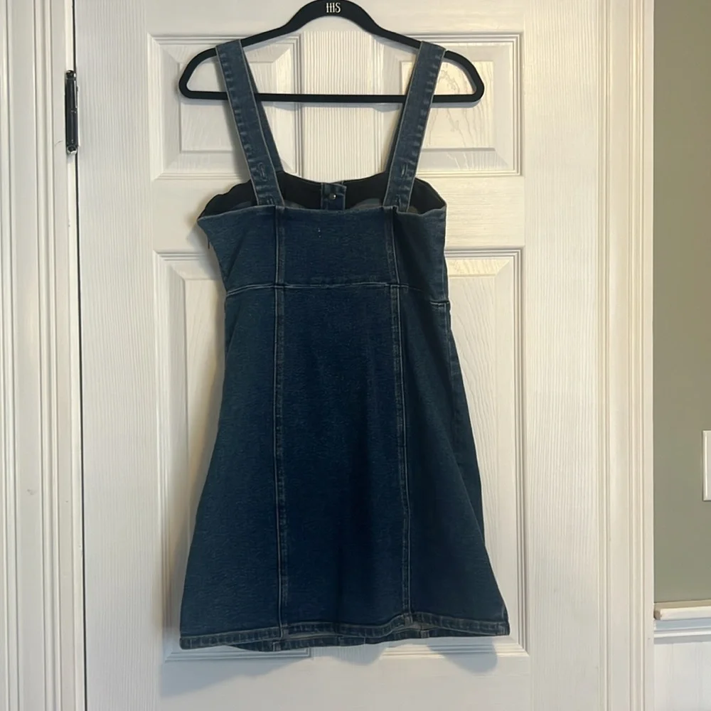 Good American “Snap to It” denim mini dress - Picture 5 of 5